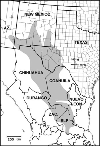 Chihuahuan Desert map