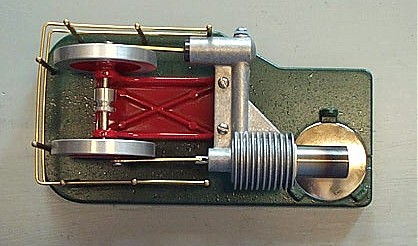 stirling engine, top view