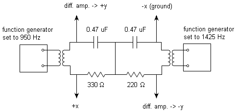 circuit for star display