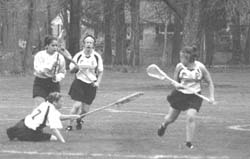 Photo of women's lacrosse game