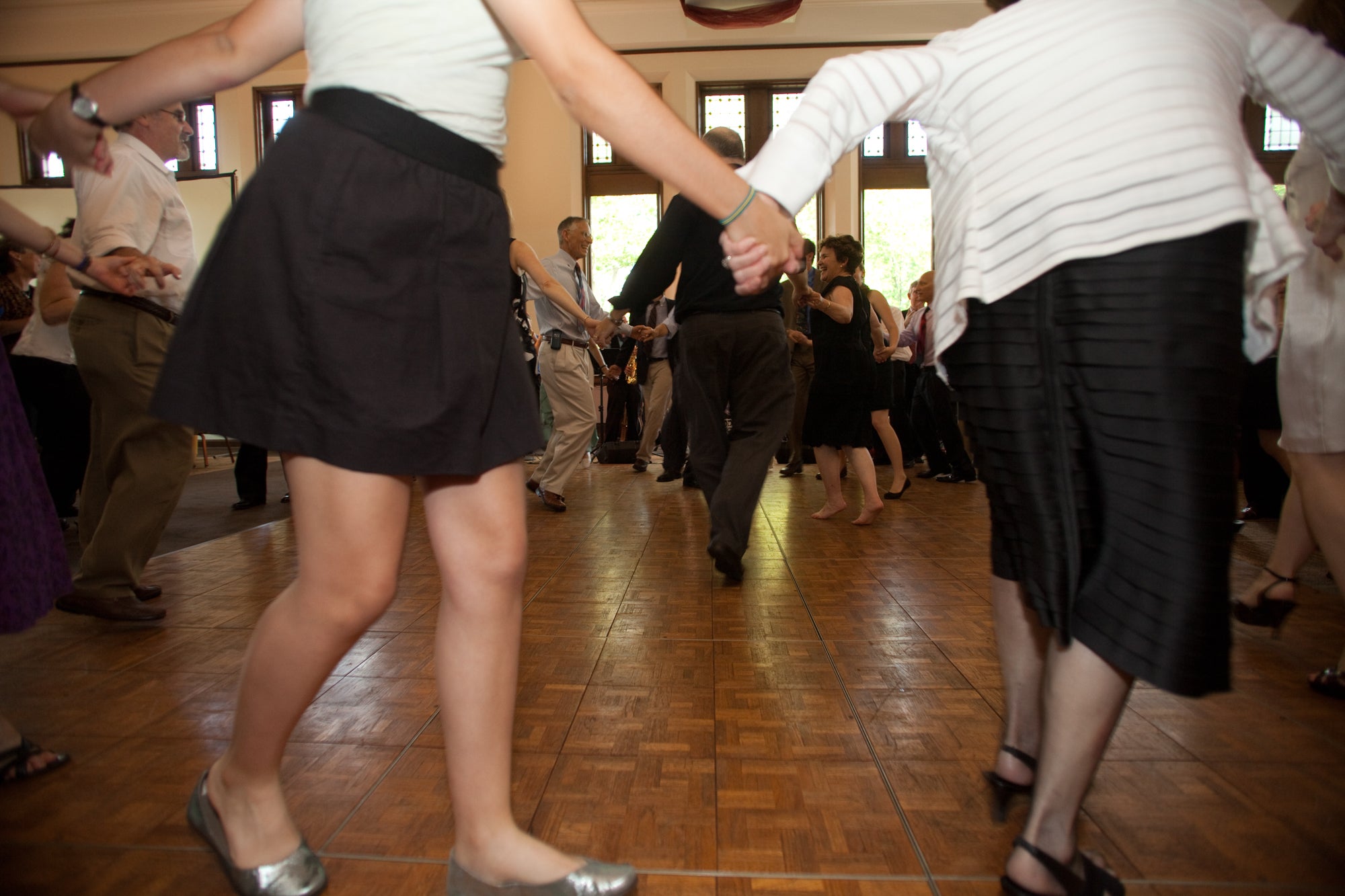 People dancing in the Root Room