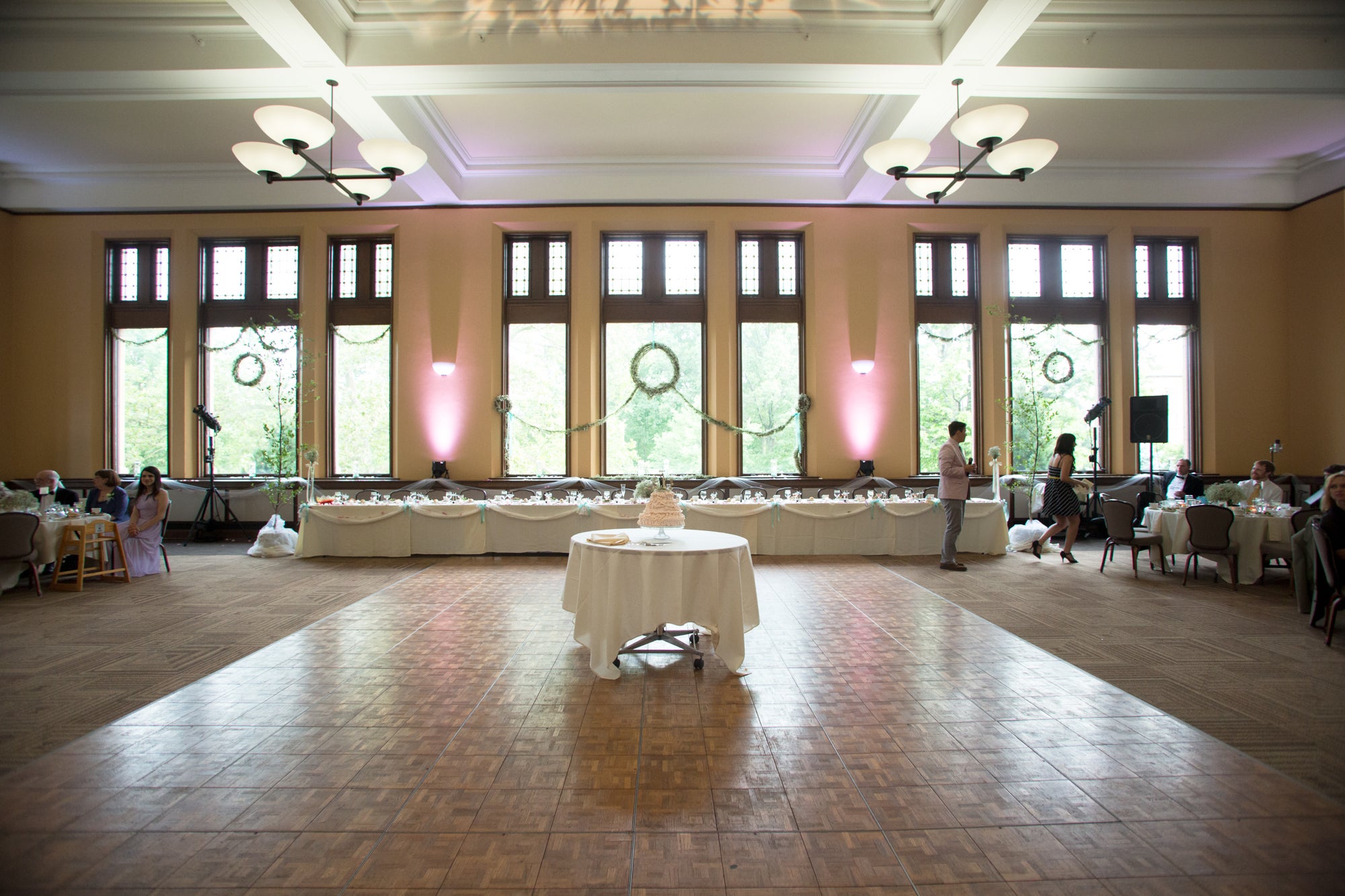 Root Room windows and dance floor