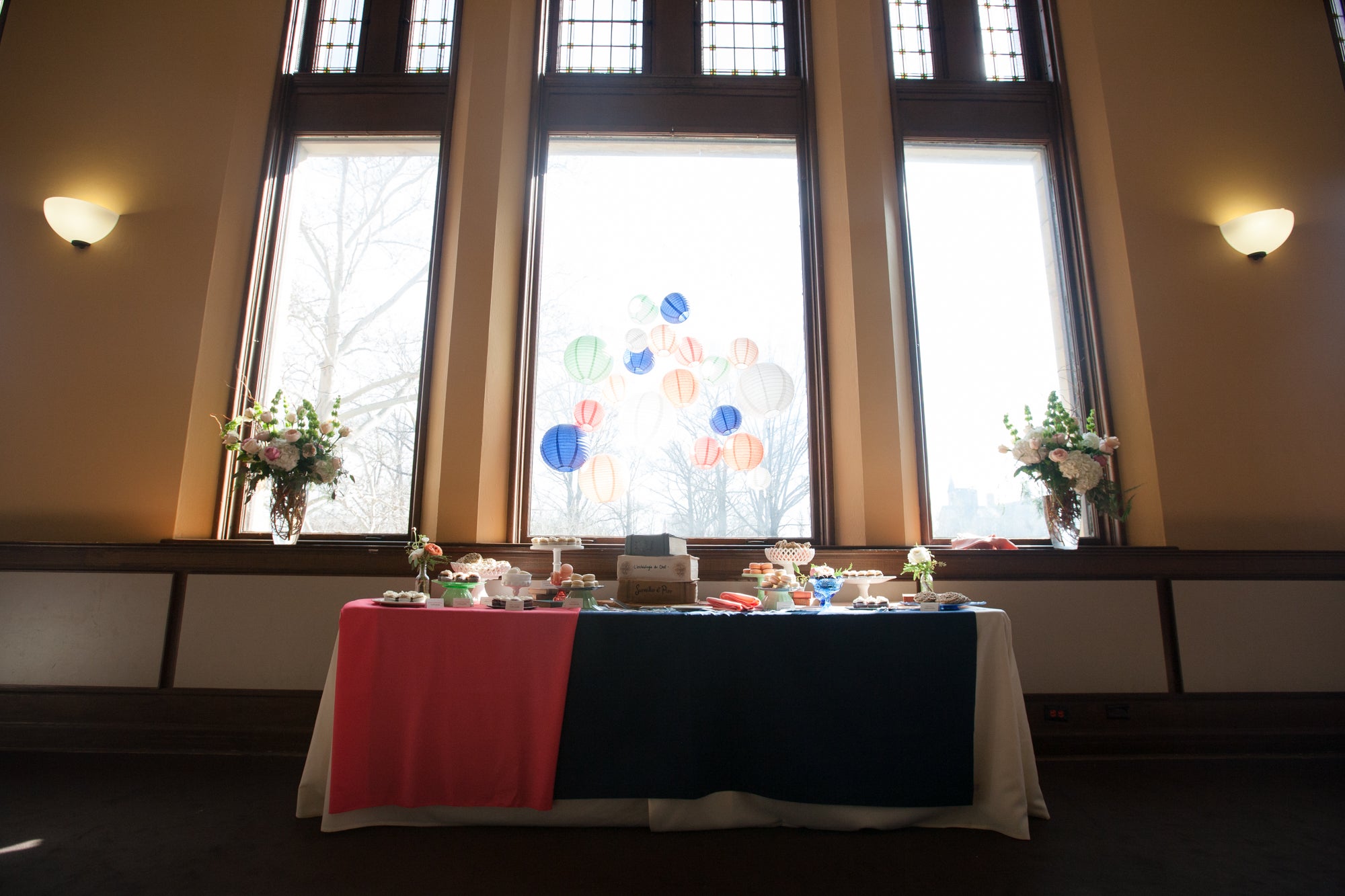 Lantern decor in main window