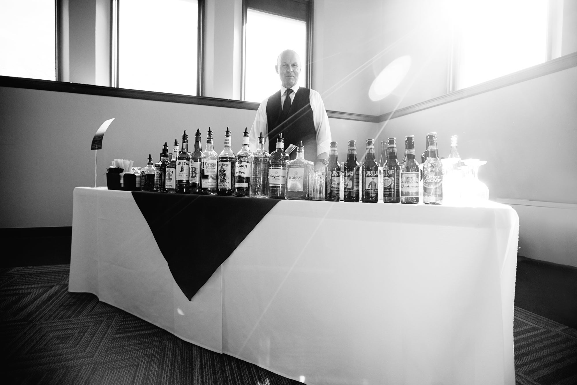 Bar Setup in the Root Room