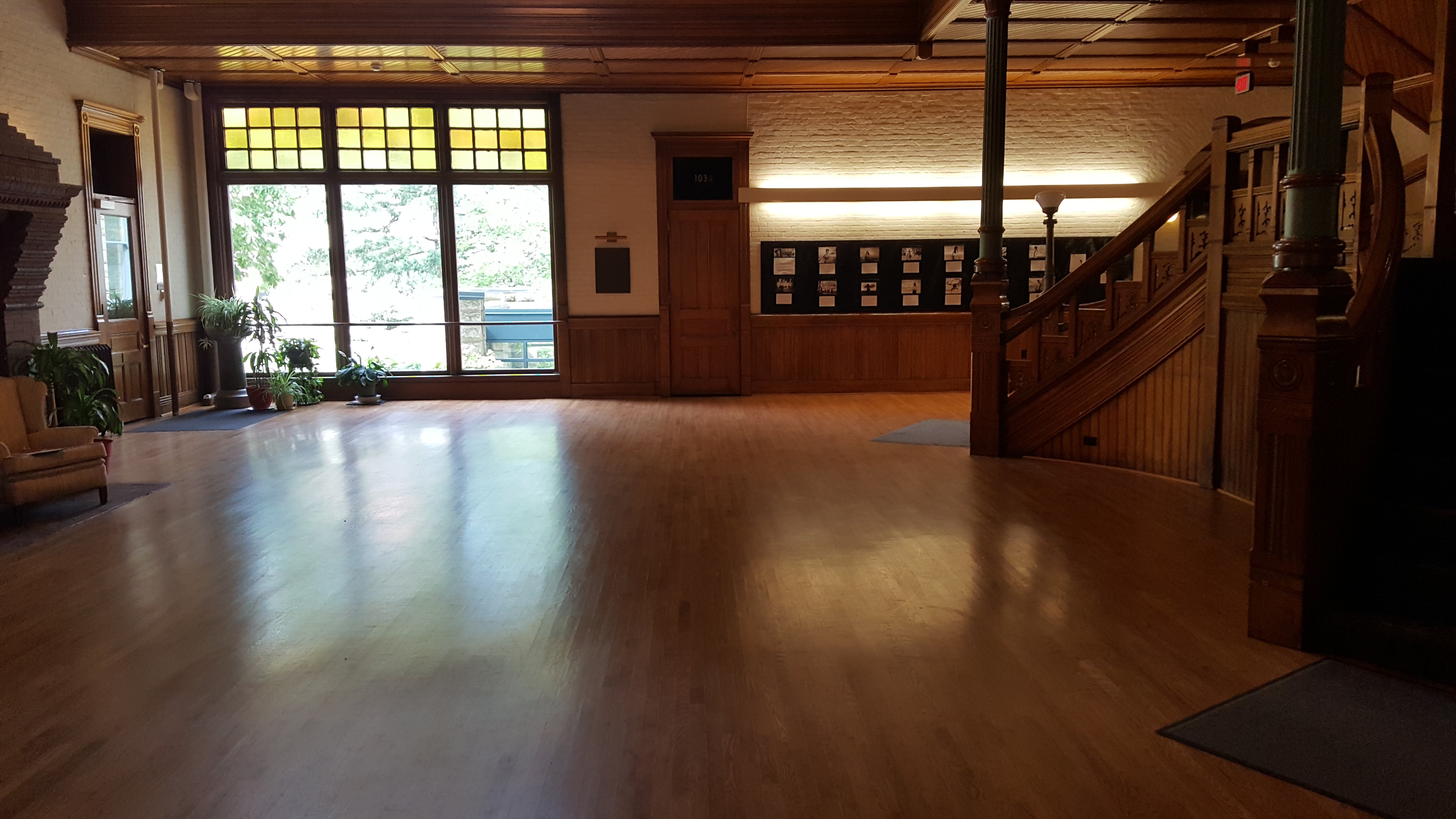 Main lobby in Peters Hall