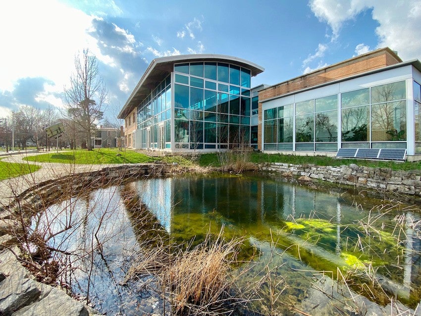 External view of the AJ Lewis Center