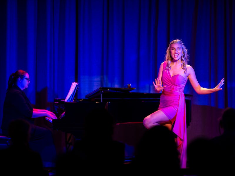 performer in the Birenbaum Space.