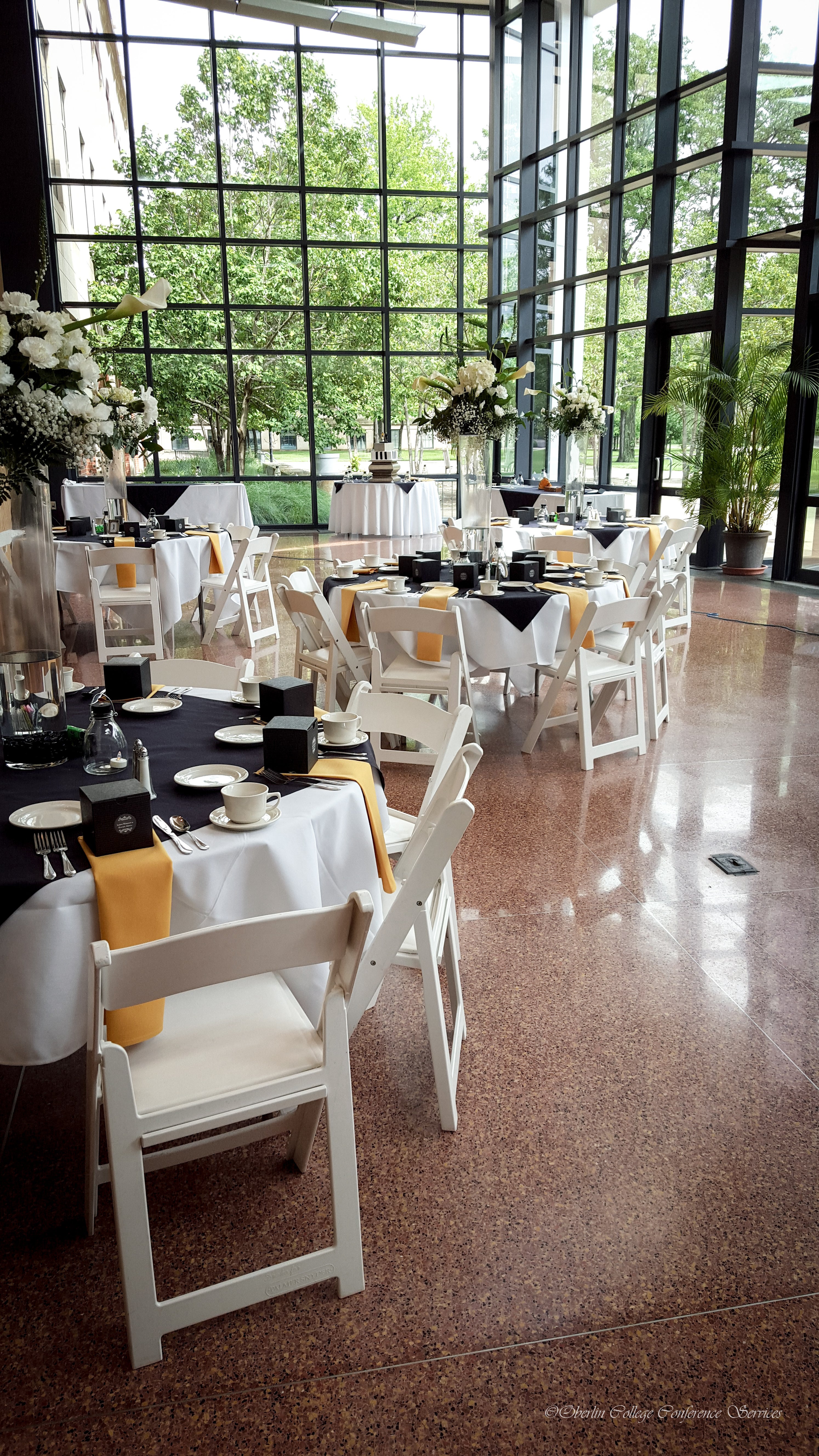 More tables and chairs