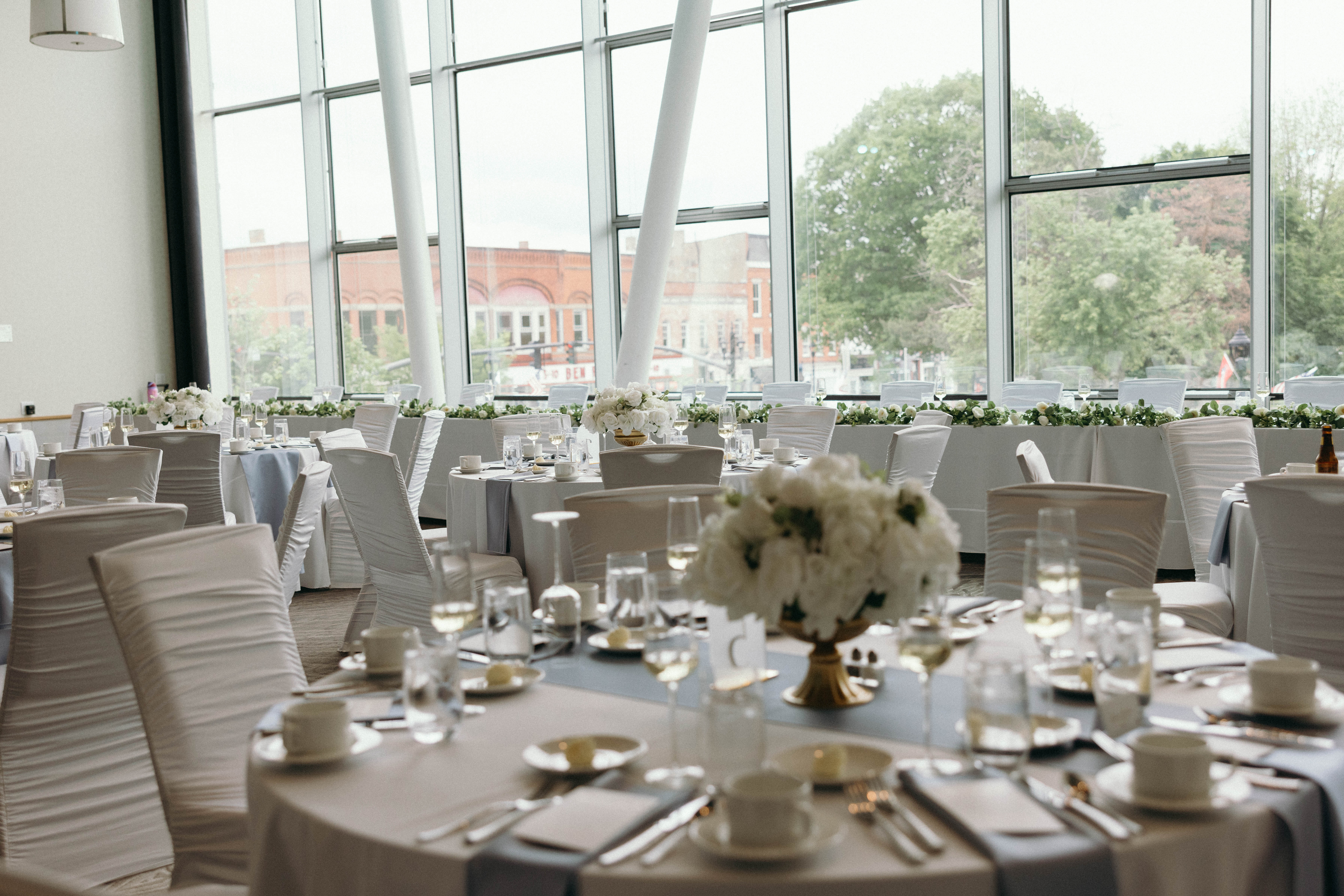 Another setup of tables and chairs