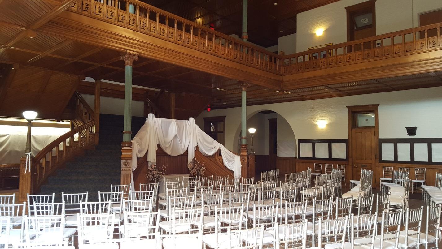 Another view of Peters all decorated for a ceremony