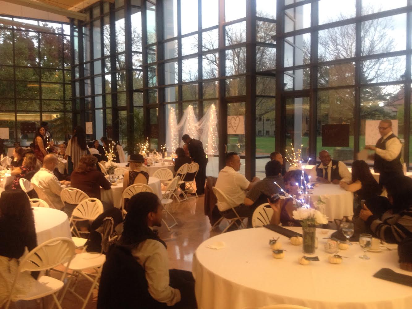 Science Center wedding