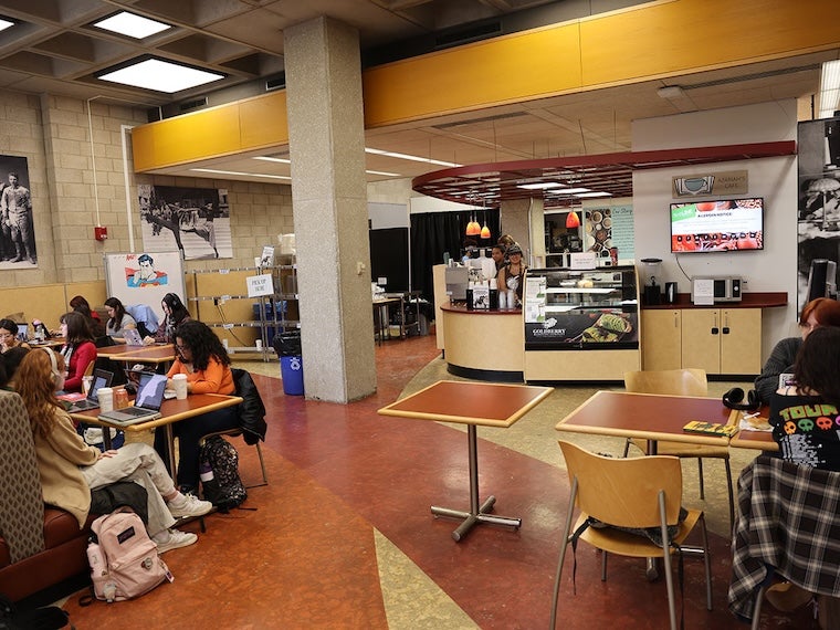 Interior view of Azariah’s Café.