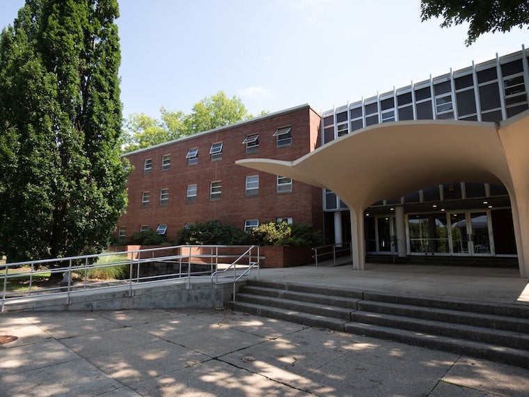 Exterior view of South Hall.