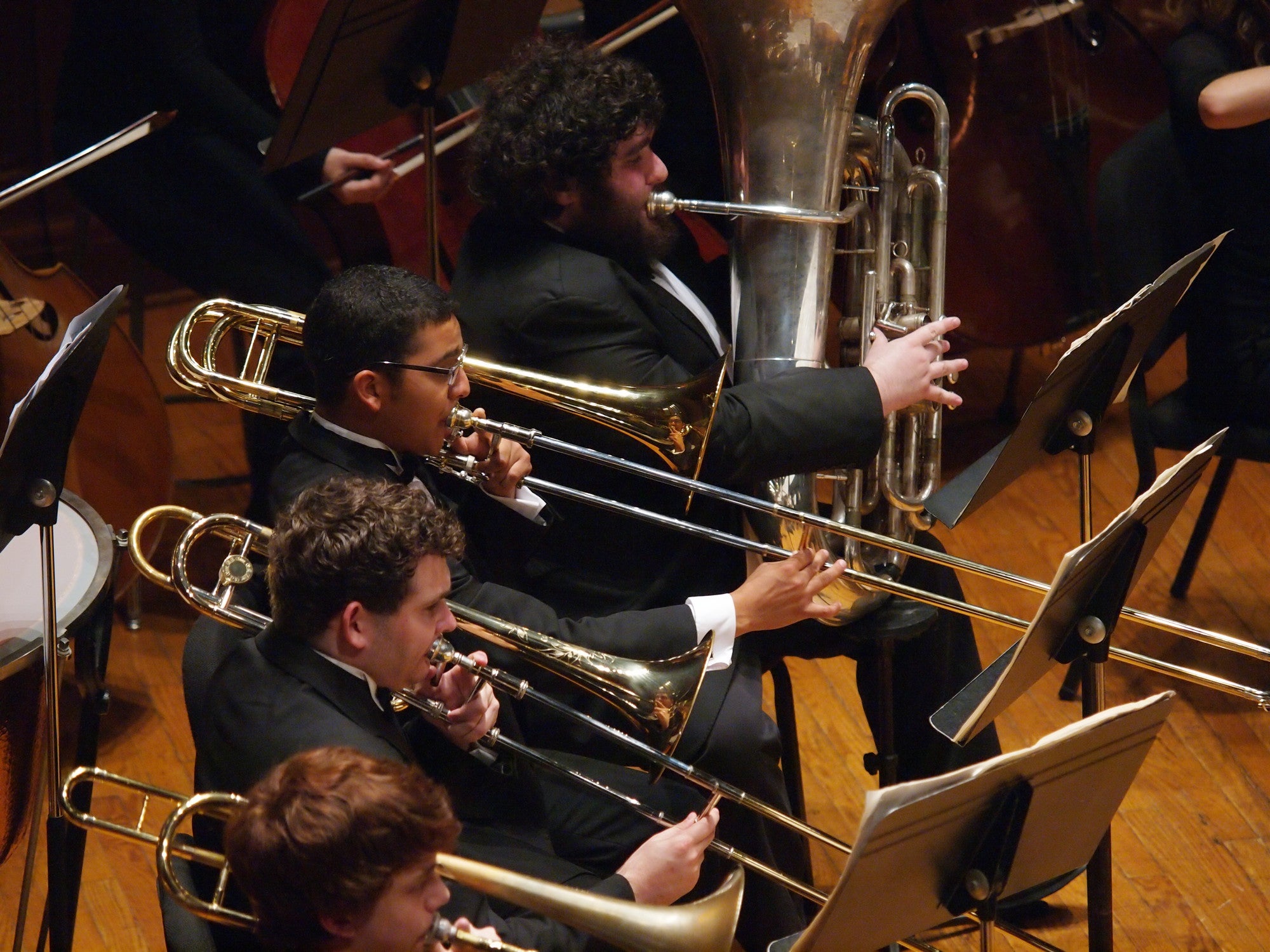 trombone players