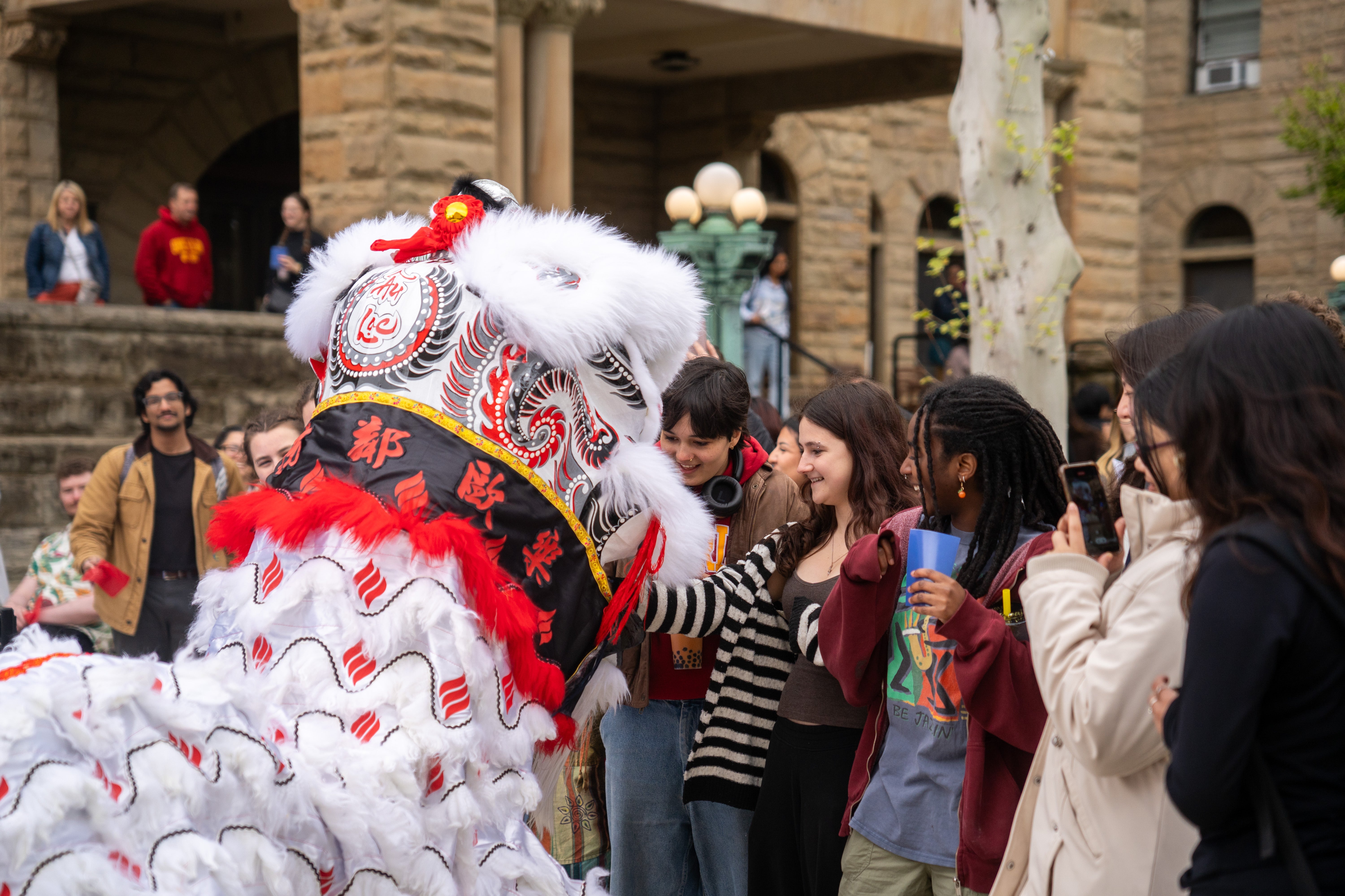 Students at Asian Night Market