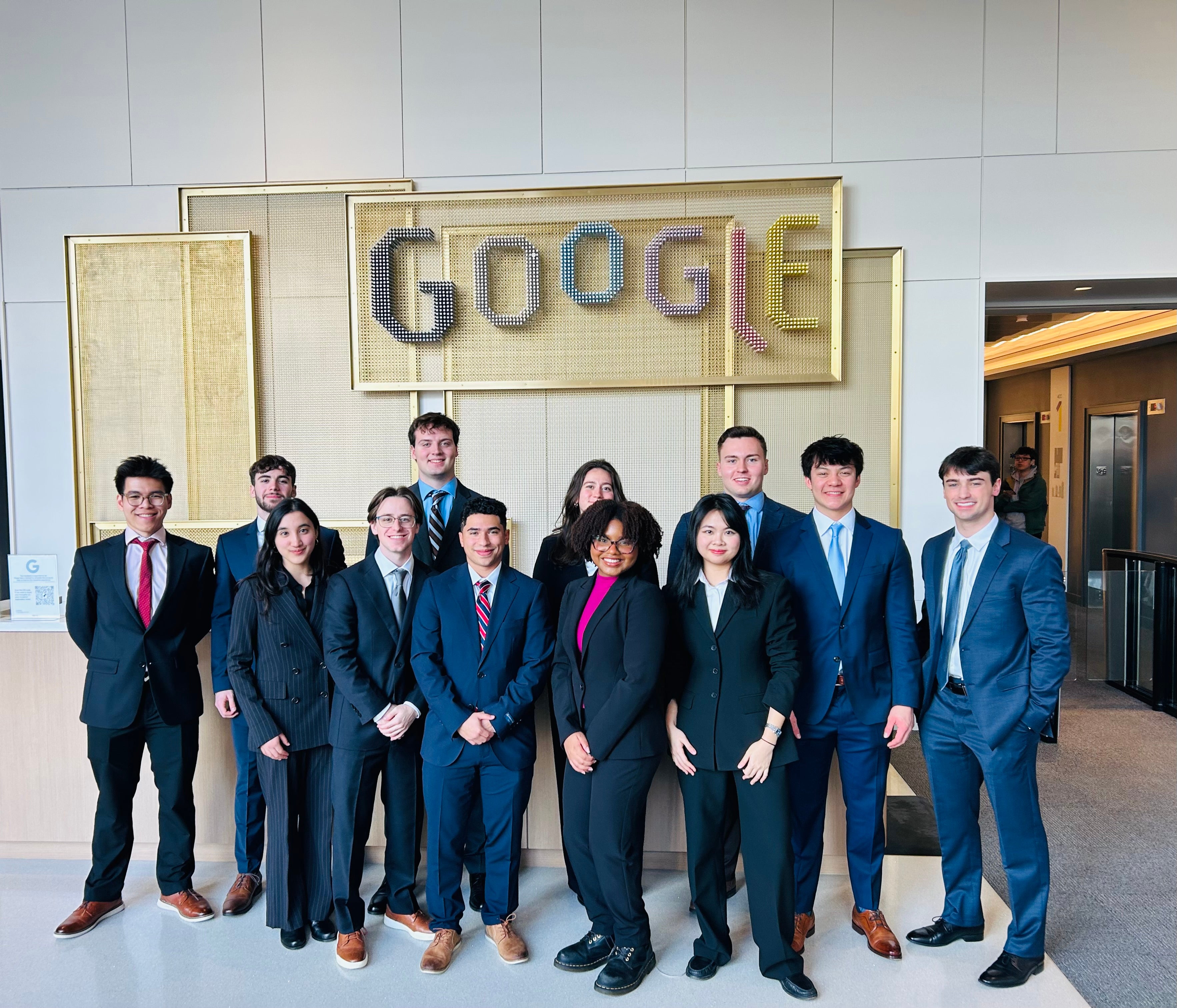 Winter Term 2026, The Ashby business Scholors 2025-2026 Vistit to Google Office in Boston 