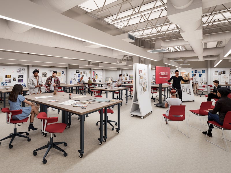 rendering of students and teachers collaborating.