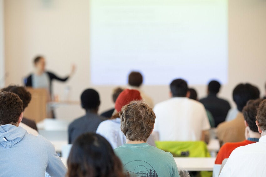 Students in the classroom 