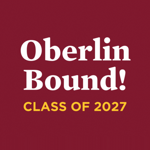 Oberlin bound class of 2027