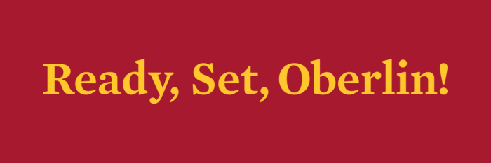 Ready Set Oberlin (header graphic)