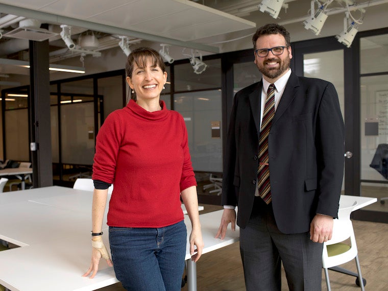 Photo of Charles McGuire and Jennifer Bryan