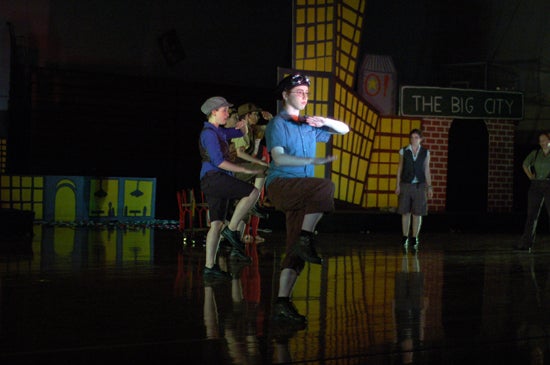 performers dancing