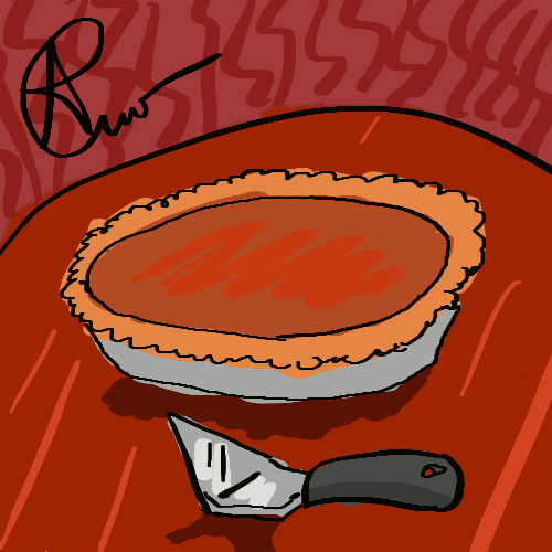 Animation of a pie with slices fading away