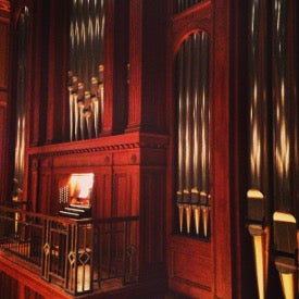 large pipe organ