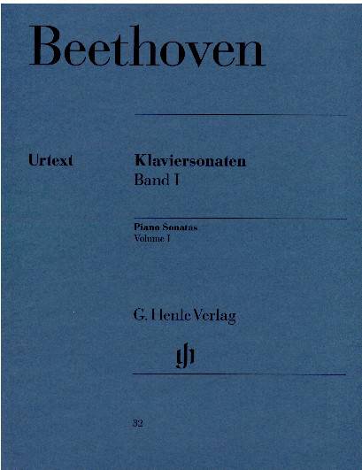 Book cover: Beethoven piano sonatas.