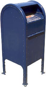 Blue mailbox 
