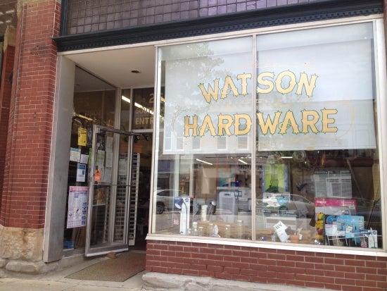 Store front: Watson Hardware