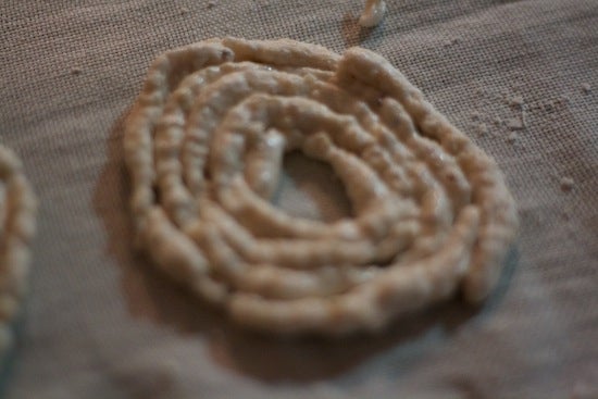 A pinwheel of dough