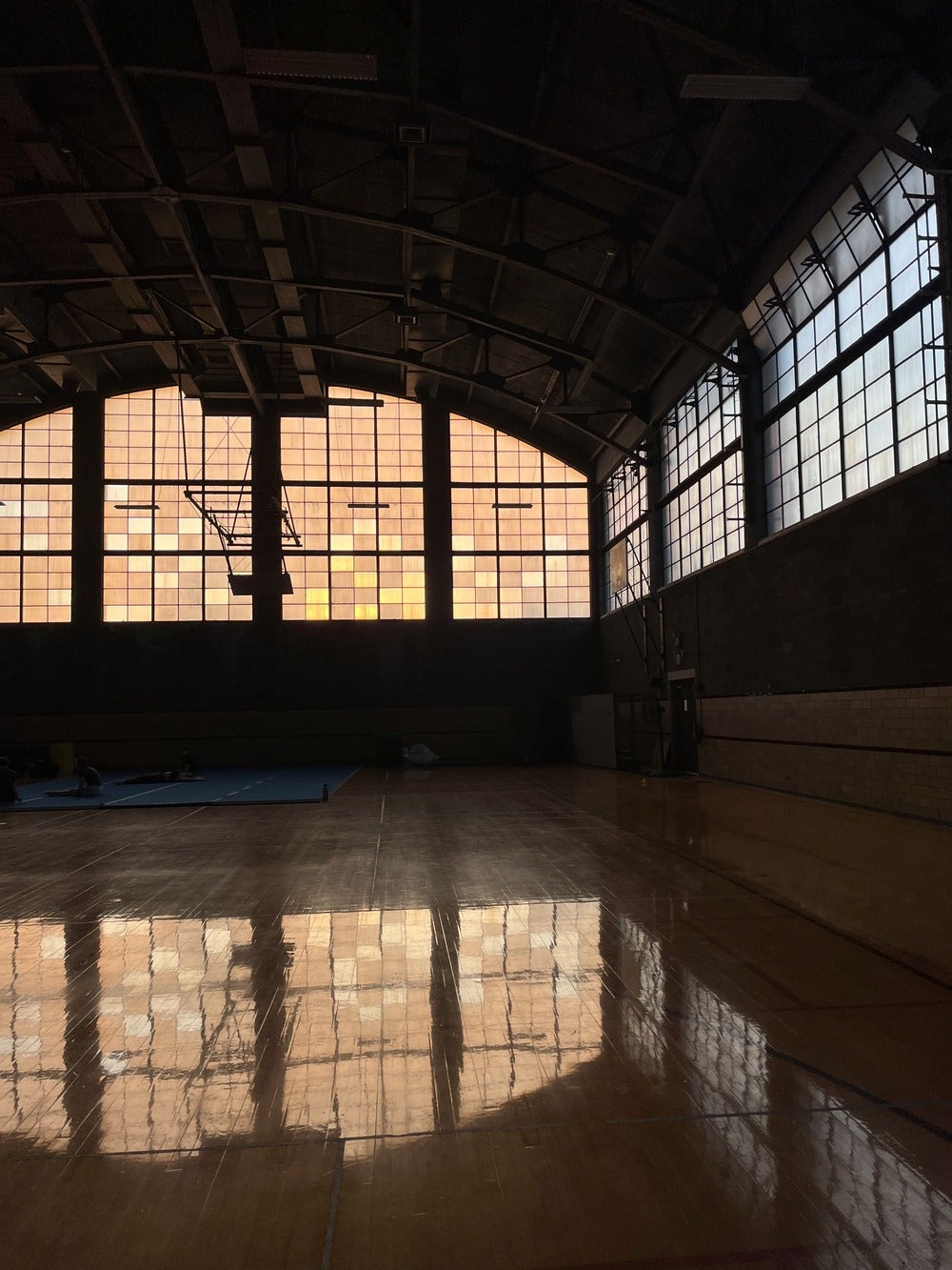 Hales Gymnasium in mid-afternoon