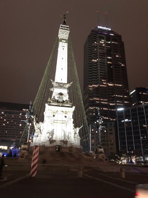 Downtown Indianapolis, Indiana.