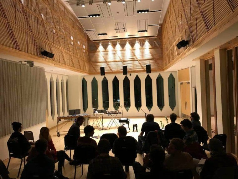 Stull Recital Hall with an audience