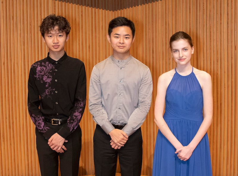 2019 Cooper Competition Concerto Finalists
