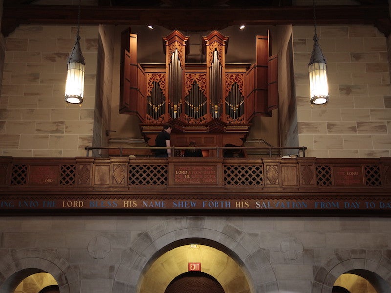 Brombaugh organ in Fairchild Chapel