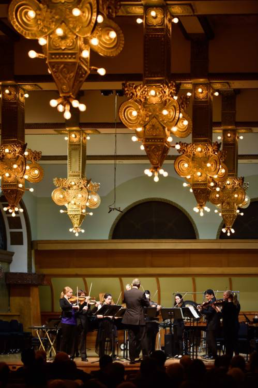 musicians performing onstage.