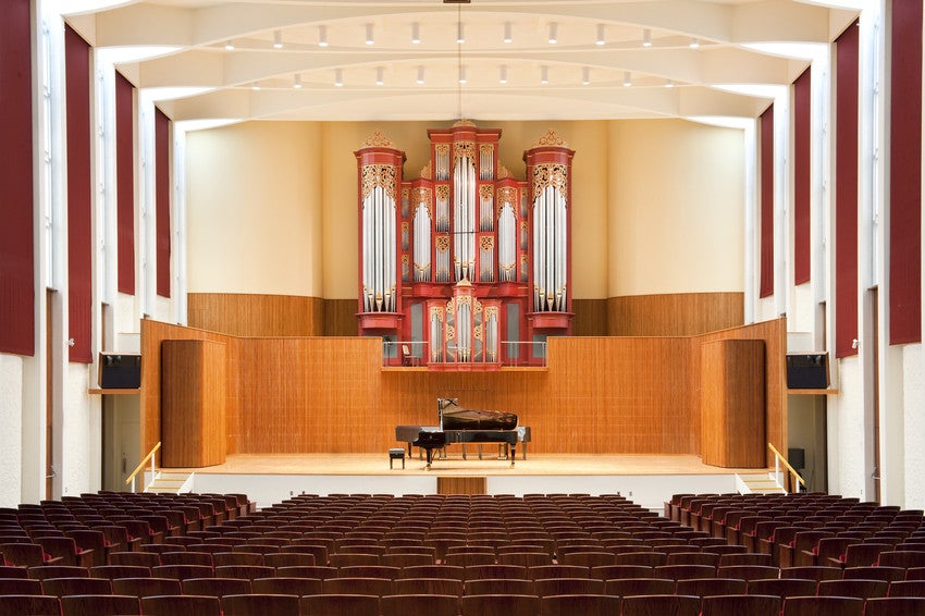 Warner concert hall interior