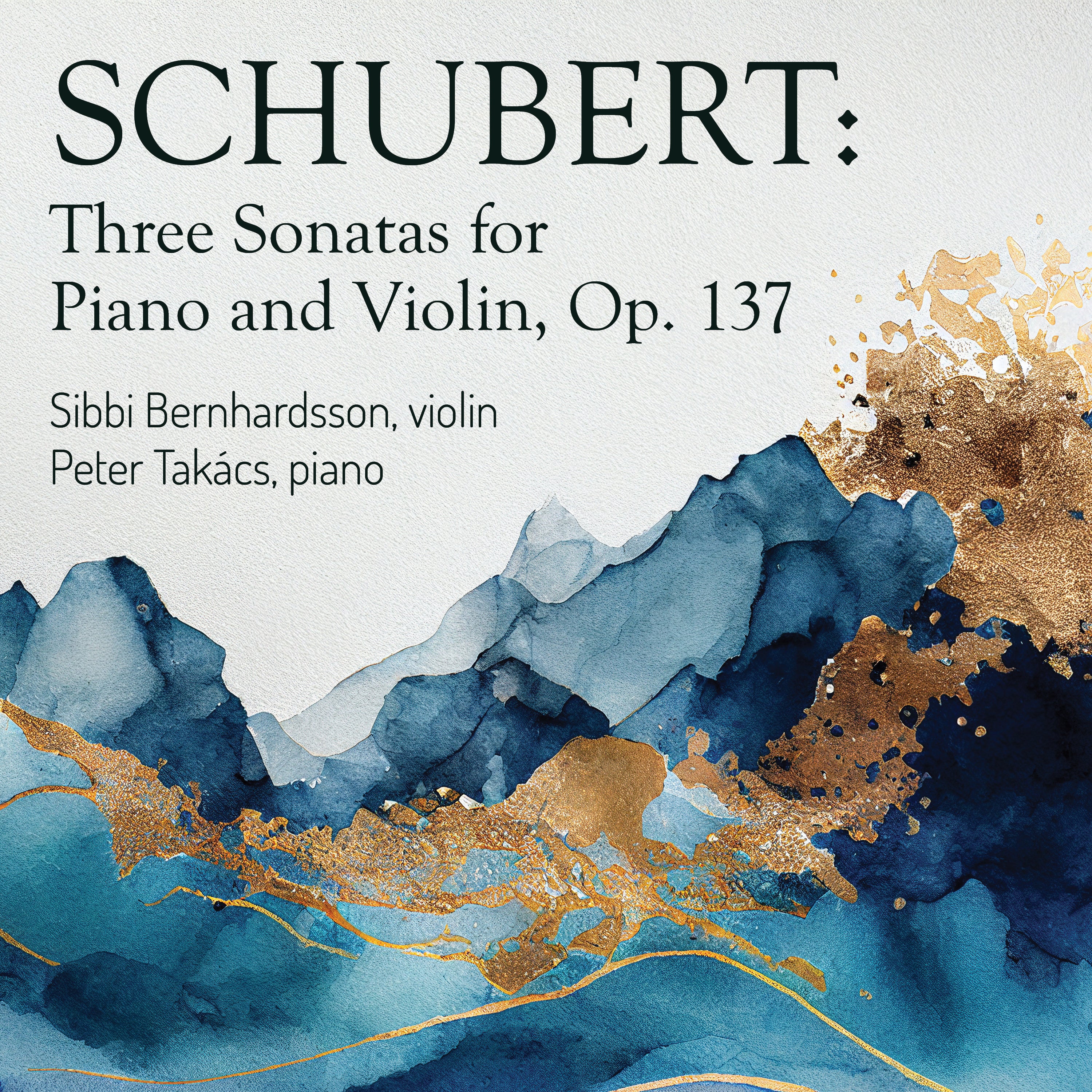Schubert Violin Sonatas album cover art