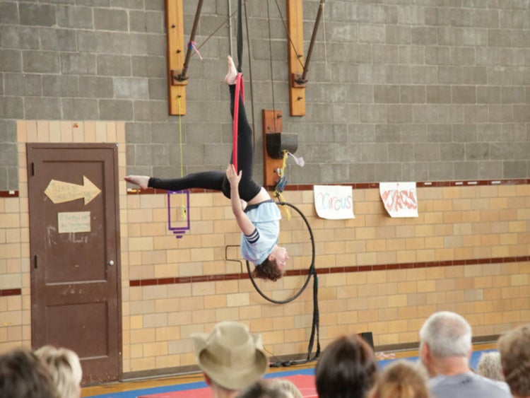 Aerial lyra performance from past OCircus show