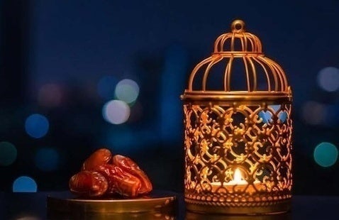 Ramadan Iftar dates and lantern
