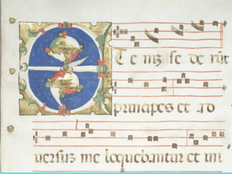 Example of Western Calligraphy and Illumination