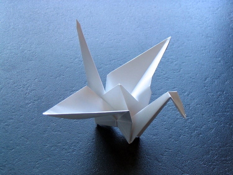 origami paper crane 