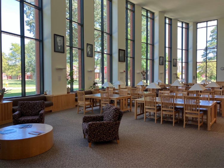Interior of the Science Library