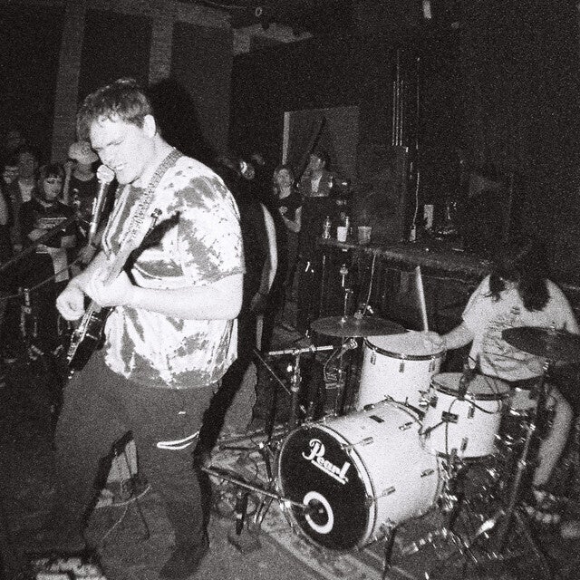 black and white photo of performers