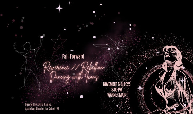 Fall Forwards performance dates will be November 6th through the 8th