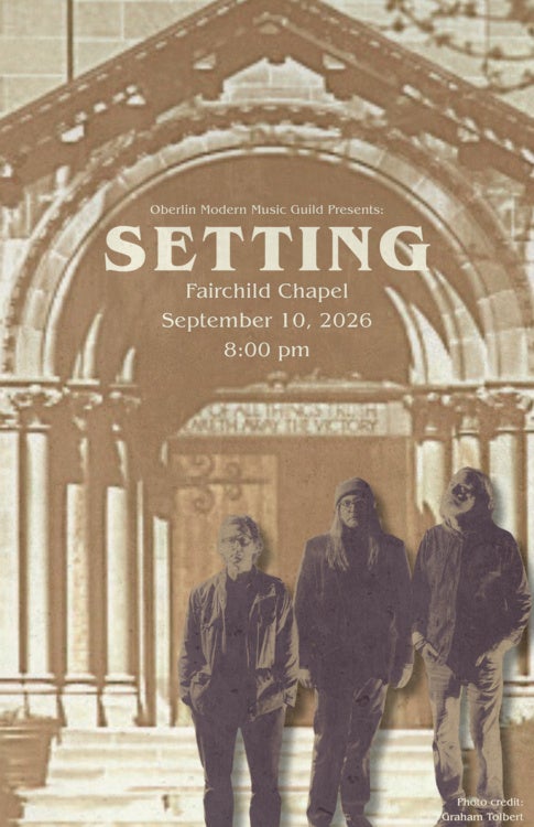 Image of poster for Modern Music Guild Presents: Setting 
