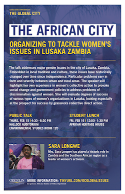 Global Issues Symposium Sara Longwe Poster