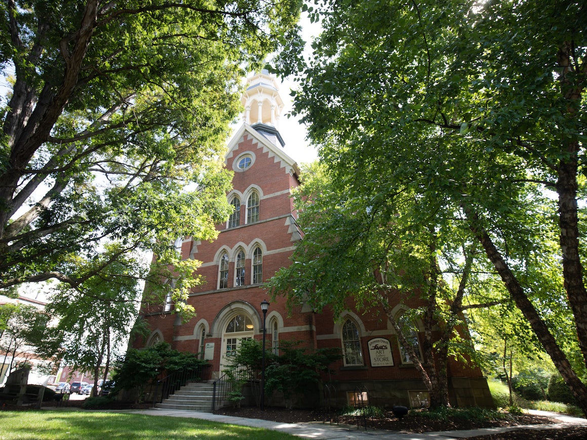 Exterior view of Fireands Art building